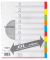 Kartonregister XXL 32006-20, 10-teilig blanko, A4+, 225 g/m², farbige Taben