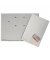 Unterschriftenmappe 24205 14, A4 20 F&auml;cher Hartpappe silber + grau