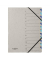 Ordnungsmappe Easy Grey 12 Fächer grau 44312-02