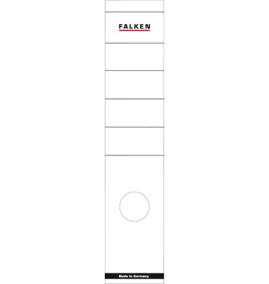 R&uuml;ckenschilder 80040652, wei&szlig;, breit/lang, 60x290mm, selbstklebend