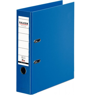 Ordner Chromocolor 11285467, A4 80mm breit Kunststoff vollfarbig blau