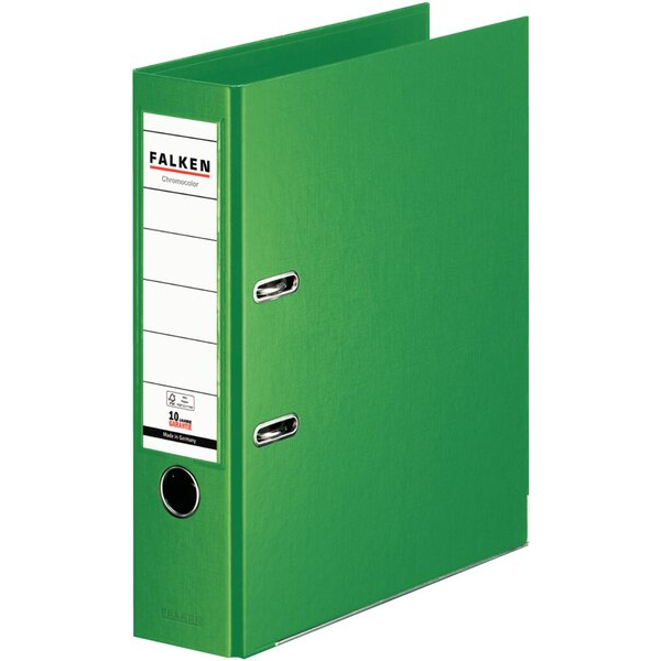 4014481084608 - Ordner Chromocolor 11285665 A4 80mm breit Kunststoff vollfarbig hellgrün 4014481084608 Falken