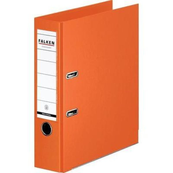 4014481084639 - Ordner Chromocolor 11285798 A4 80mm breit Kunststoff vollfarbig orange 4014481084639 Falken