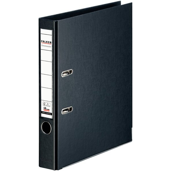 4014481084653 - Ordner Chromocolor 11285855 A4 50mm schmal PP vollfarbig schwarz 4014481084653 Falken