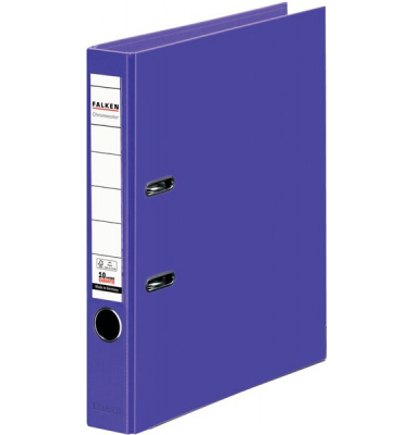 Ordner Chromocolor 11285269, A4 50mm schmal PP vollfarbig violett
