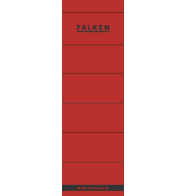 R&uuml;ckenschilder 11286754, rot, breit/kurz, 60x190mm, selbstklebend