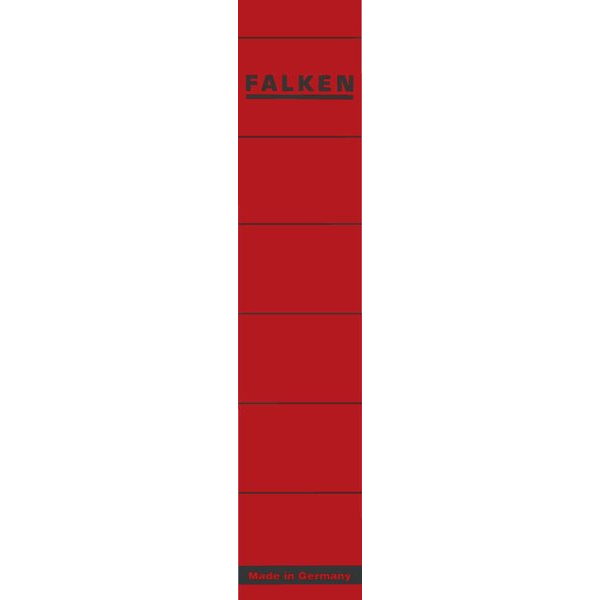 4014481085575 - Rückenschilder 11286846 rot schmal kurz 36x190mm selbstklebend 4014481085575 10 Stück