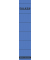 Rückenschilder kurz/schmal blau 36x190mm
