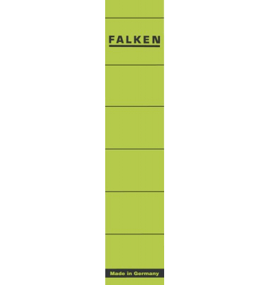 Rückenschilder kurz/schmal grün 36x190mm
