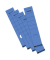 Rückenschilder lang/breit blau 60x290mm