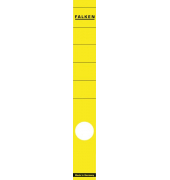 Rückenschilder lang/schmal gelb 36x290mm