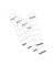 Rückenschilder selbstklebend schmal kurz weiß 36x190mm