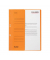 &Ouml;senhefter Manila - RC - Serie 80000516, A4 orange halber Vorderdeckel, Recyclingkarton 250g