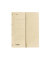 Ösenhefter 80000540, A4 chamois halber Vorderdeckel, Recyclingkarton 250g