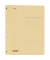 &Ouml;senhefter Manila - RC - Serie 80000565, A4 chamois ganzer Vorderdeckel, Recyclingkarton 250g