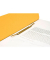 Einhakhefter - 80000672, A4 gelb halber Vorderdeckel, Manilakarton RC 250g