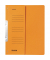 Einhakhefter 80004047, A4 orange halber Vorderdeckel, Karton 250g