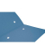 Umlaufmappe Forever 80004179, A4 blau Recyclingkarton 250g