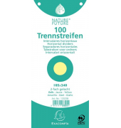 Trennstreifen 13325B gelb 190g gelocht 24x10,5cm 