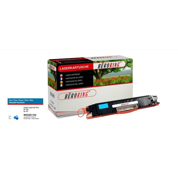 4016058000127 - Toner Cartridge 130A cyan für HP Color Laserjet Pro M 176   177 4016058000127 BRG851192