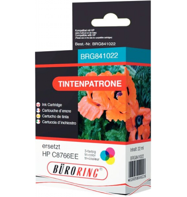 Druckerpatrone BRG841022 (kompatibel mit HP), cyan/magenta/gelb, ca. 405 Seiten