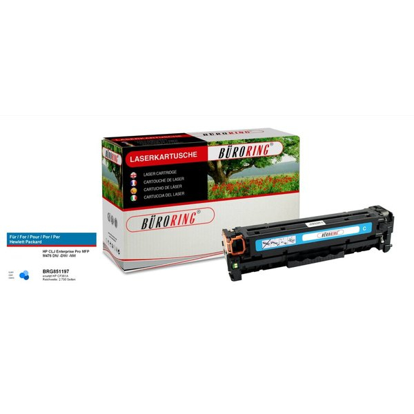 4016058000301 - Toner BRG851197 (kompatibel zu HP Color Laserjet Pro M 476) cyan ca 2700 Seiten 4016058000301 Büroring