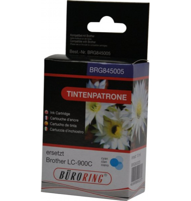 Druckerpatrone BRG845005 (kompatibel zu Brother), cyan, ca. 400 Seiten
