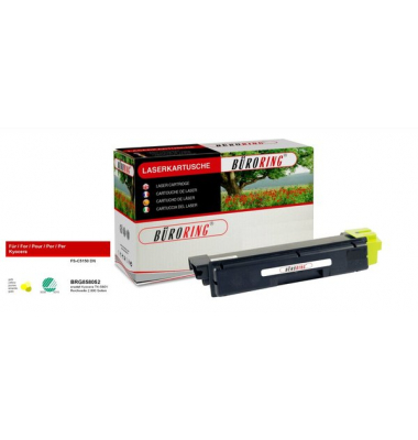 Toner-Kit TK-580Y yellow für Kyocera FS-C5150DN, ECOSYS P6021cdn