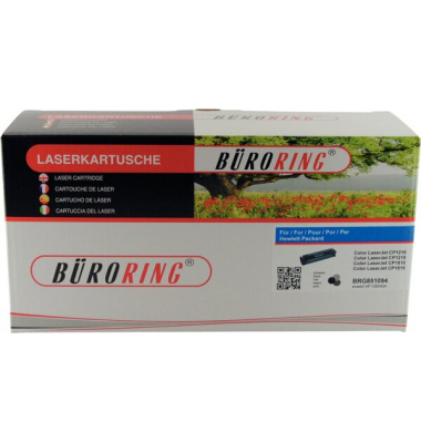 Toner Cartridge schwarz HP Color LaserJet CP1215,