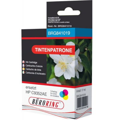 Druckerpatrone BRG841019 (kompatibel mit HP), cyan/magenta/gelb, ca. 420 Seiten
