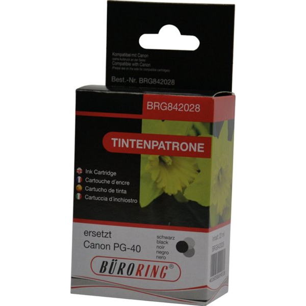 4016058004538 - Tintenpatrone schwarz für Canon Pixma MP150MP170MP190MP450 4016058004538 BRG842028 4016058004538 - Tintenpatrone schwarz für Canon Pixma MP150MP170MP190MP450 4016058004538 BRG842028
