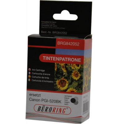 Tintenpatrone schwarz für Canon Pixma IP 3600,IP 4600,Pixma MP 540