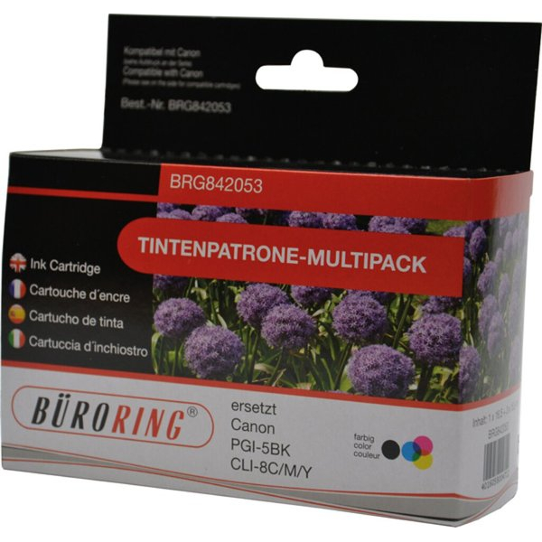 4016058004712 - Multipack Tintenpatronen farbig für Canon IP4200IP4300IP5200IP5200R 4016058004712 BRG842053