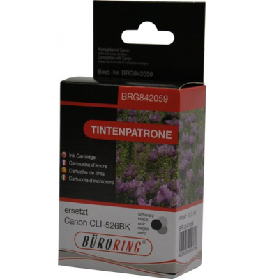 Tintenpatrone schwarz für Canon Pixma IP4850,MG5150,MG5250,MG6150,