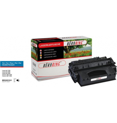 Toner Cartridge schwarz für HP LaserJet 1320,1320N,1320NW, 1320TN