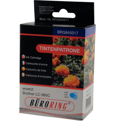 Druckerpatrone BRG845017 (kompatibel zu Brother), cyan, ca. 255 Seiten