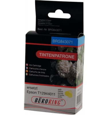 Druckerpatrone BRG843071 (kompatibel zu Epson), gelb, ca. 585 Seiten