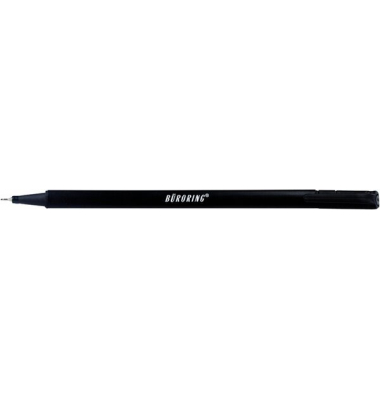 Fineliner, 241001, schwarz (Schreibfarbe: schwarz), 0,7mm