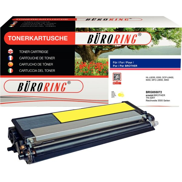 4016058008482 - Toner BRG855072 (kompatibel zu Brother TN-326Y) gelb ca 3500 Seiten 4016058008482 Büroring
