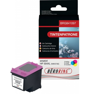 Druckerpatrone BRG841097 (kompatibel mit HP), cyan/magenta/gelb, ca. 3x480 Seiten