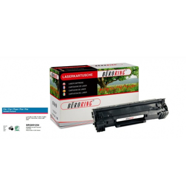 Toner Cartridge schwarz, # CE278X für HP LaserJet P1566/P1606,