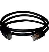 Patchkabel CAT 6A SFTP, 1m, schwarz