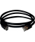 Patchkabel CAT 6A S/FTP, 1m, schwarz