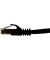 Patchkabel CAT 6A S/FTP, 1m, schwarz