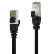 Patchkabel CAT 6A SFTP, 1,5m, schwarz