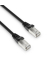 Patchkabel CAT 6A S/FTP, 2m, schwarz