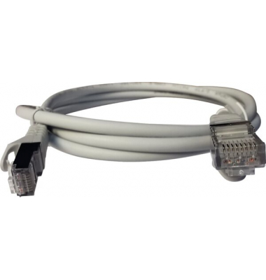 Patchkabel CAT 6A S/FTP, 1,5m, grau