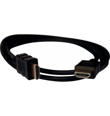 HDMI Kabel, 1,0m, schwarz