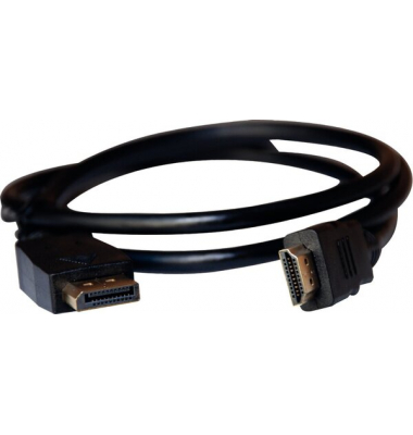 DisplayPort auf HDMI Kabel 1,0m, schwarz