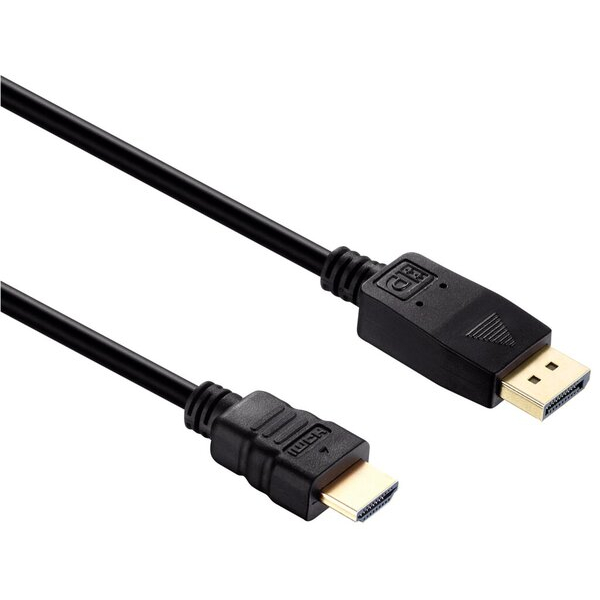 4016058013561 - DisplayPort auf HDMI Kabel 15m schwarz 4016058013561 Büroring